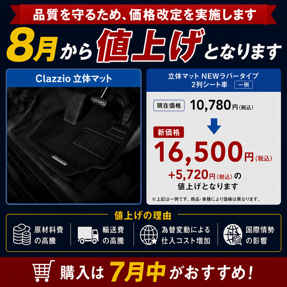 Clazzio（クラッツィオ） ランドクルーザー250 5人乗 フロアマット