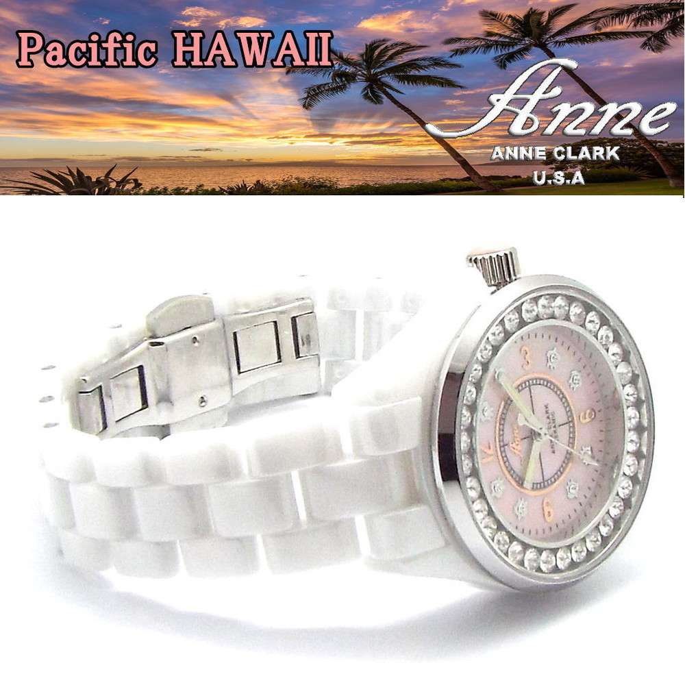 天然シェル サファイア セラミック スワロフスキー 腕時計 マーク