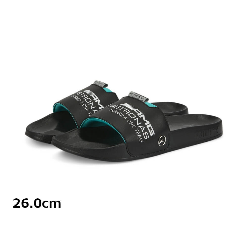 PUMA MAPF1 LEADCAT 2.0 LOGO プーマブラック 靴 ファッション サンダル メッシュ 黒 履きやすい 軽量 軽い｜usamart｜02