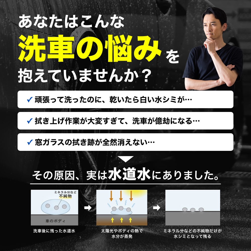 グリーンライフ 純水器 ピュアニッシュプロ JU-03 洗車 水垢対策 水