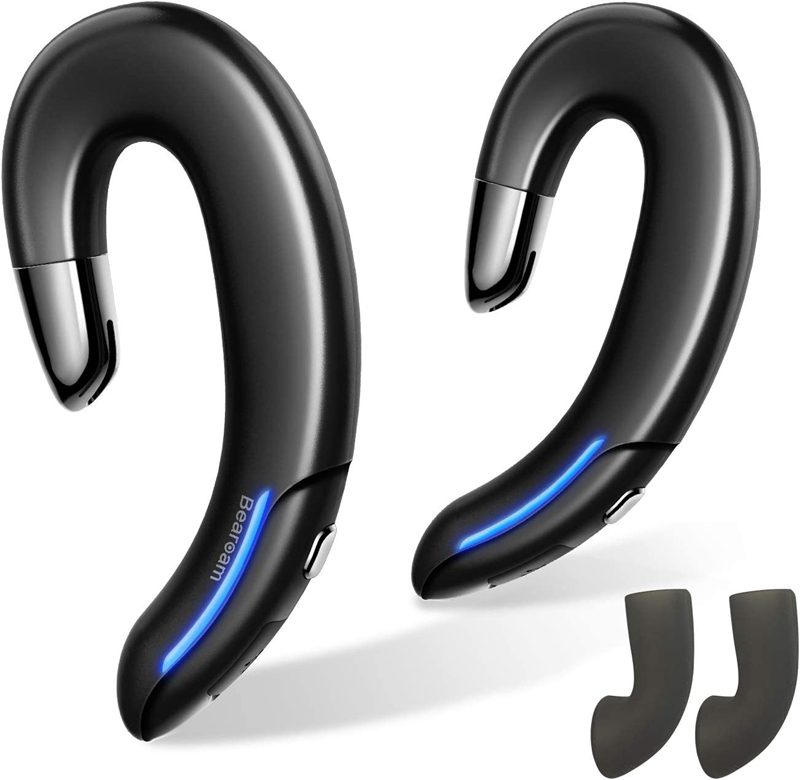 Bluetooth イヤホン 両耳 耳掛け Bluetooth 5.1 イヤホン ワイヤレスイヤホン IPX7防水 マイク 通話 5時間連続駆動 AAC対応 自動ペアリング｜usamdirect｜02