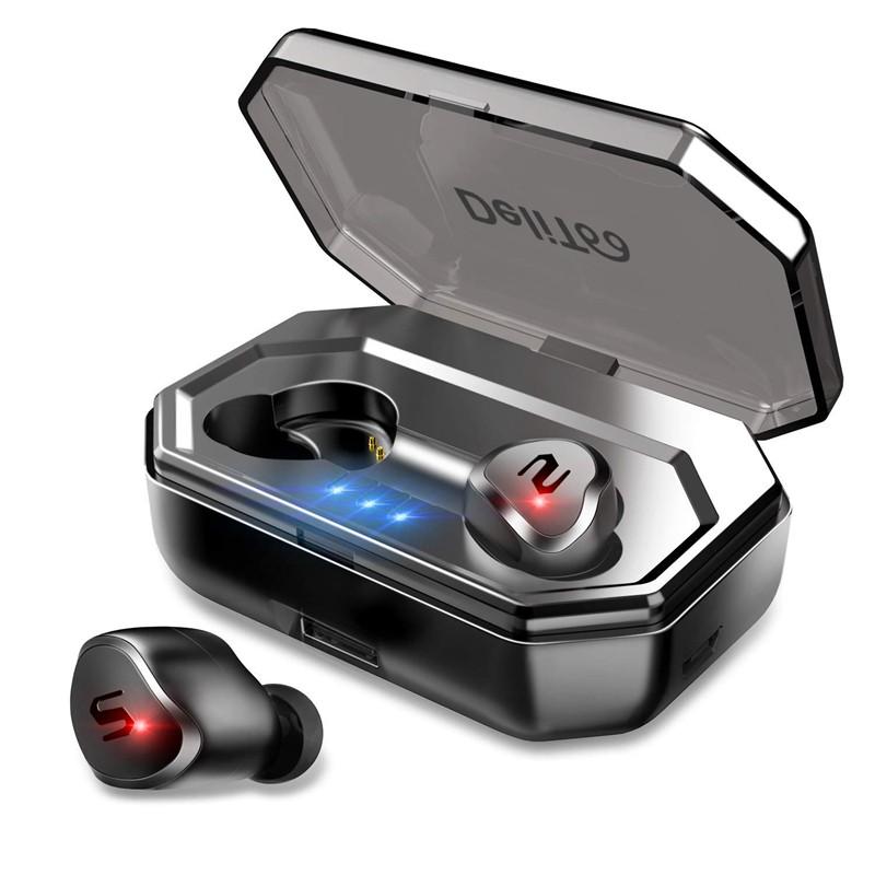 Bluetooth イヤホン ワイヤレスイヤホン 高音質 自動ペアリング Bluetooth5.0 通話 ブルートゥース 81％以上節約 タッチ型  左右分離型 IPX7防水 両耳