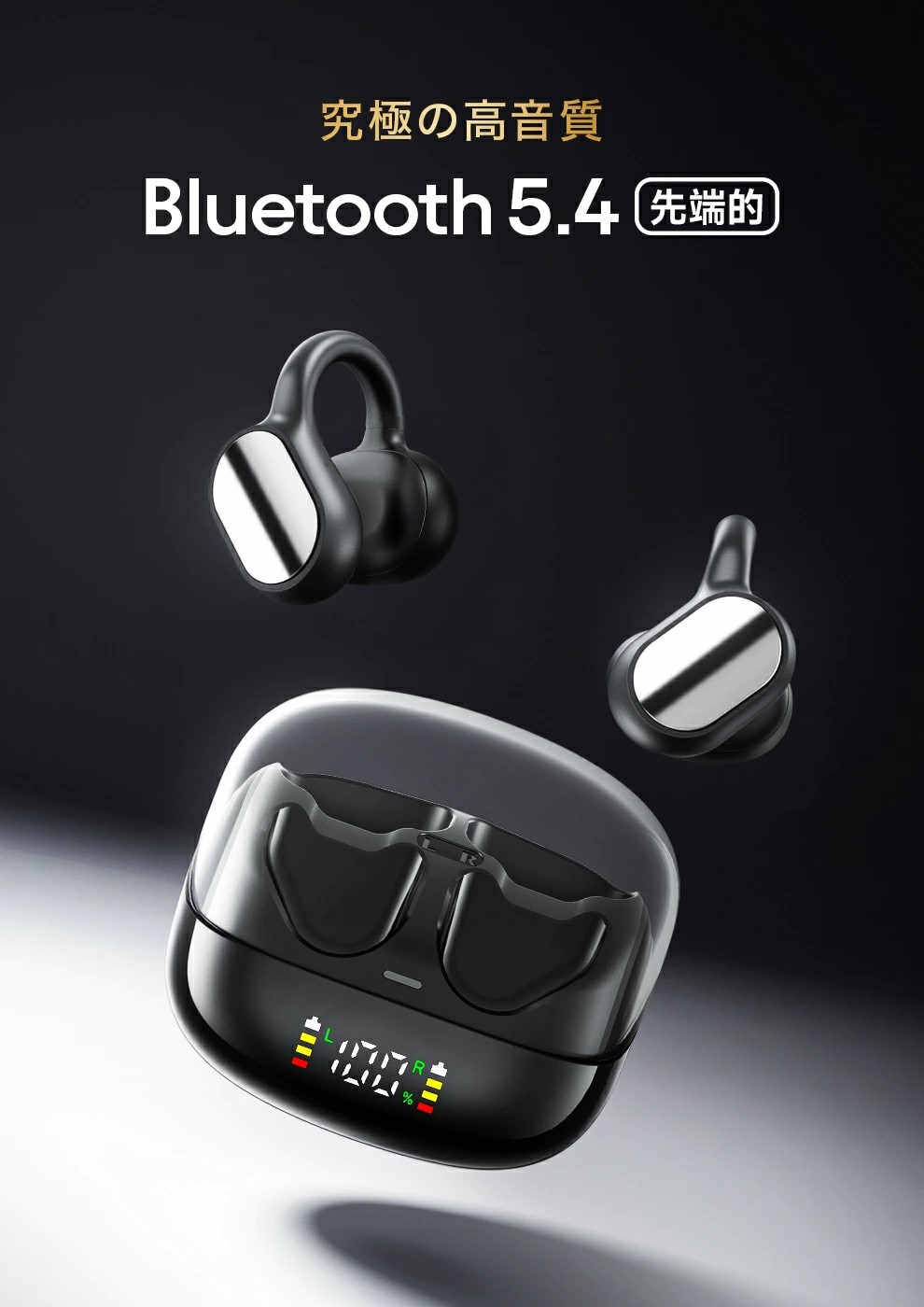 OUTLET SALE- 訳あり品など大放出 Bluetooth 5.4 HiFi高 イヤホン bluetooth ワイヤレスイヤホン イヤホン