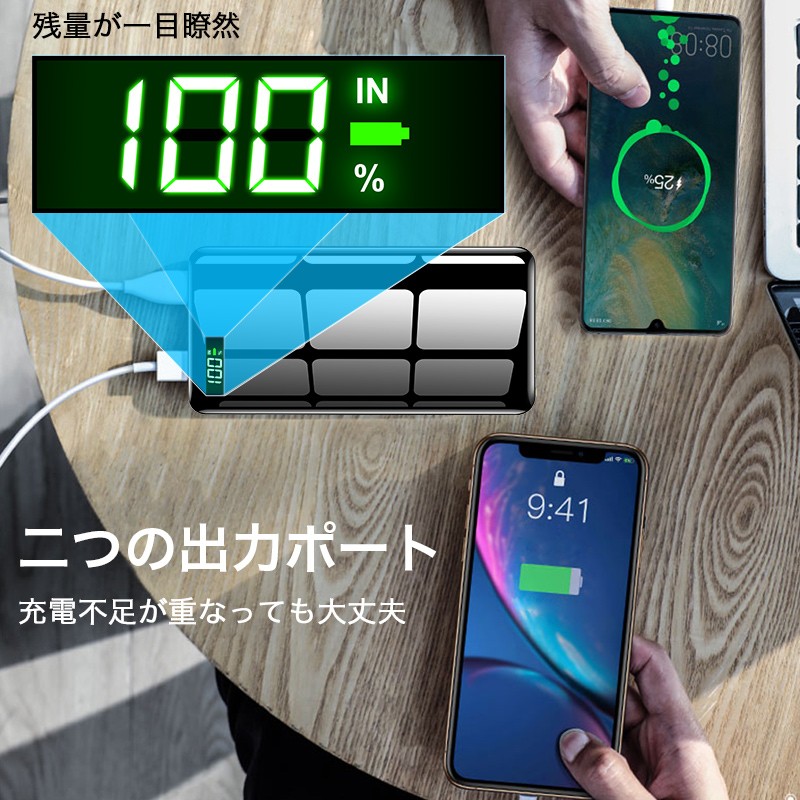 モバイルバッテリー 大容量 26800mAh 2台同時充電 LED懐中灯付 急速充電器 USB充電器 スマホ 電池 バッテリー 防災グッズ 旅行  PSE認証済 :P1T05CDB:Usamdirect - 通販 - Yahoo!ショッピング