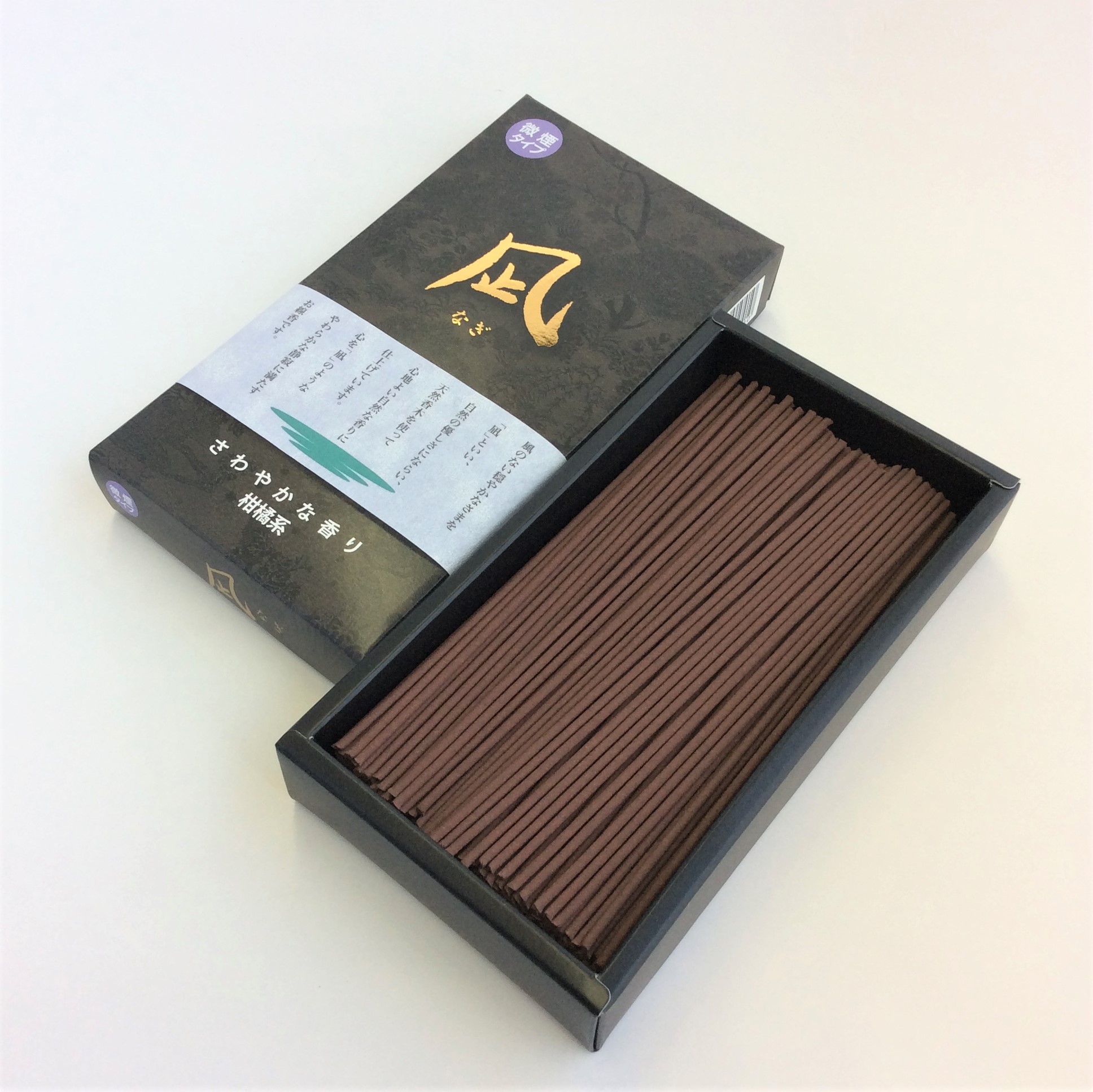 お線香】 凪（なぎ) さわやかな香り 微煙 けむりの少ないお線香 : 宇さ