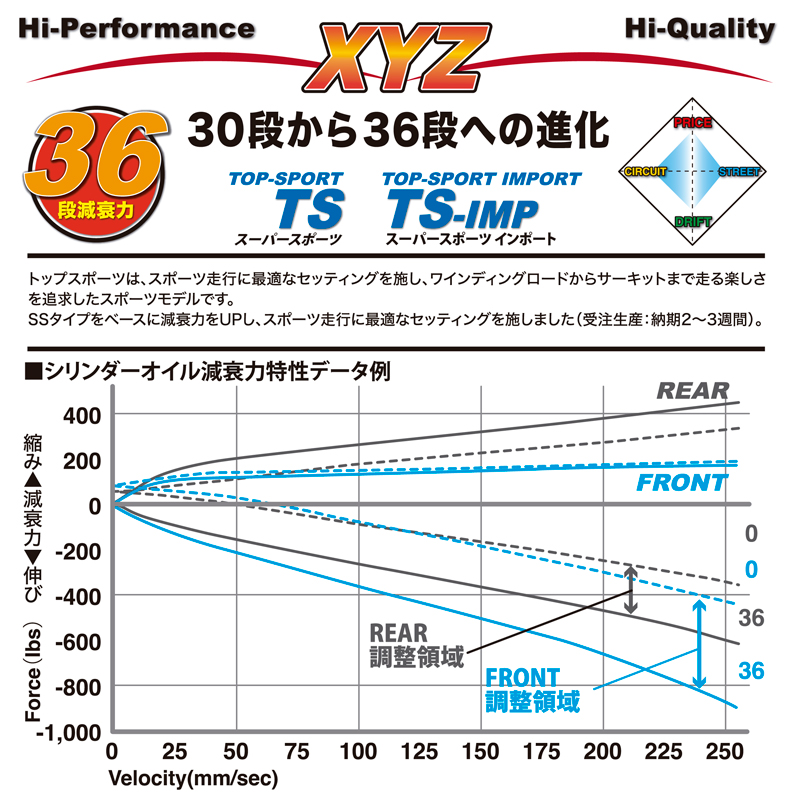 XYZ 車高調 デミオ DJ3FS DJ5FS DJLFS マツダ TS Type TS-MA01-1