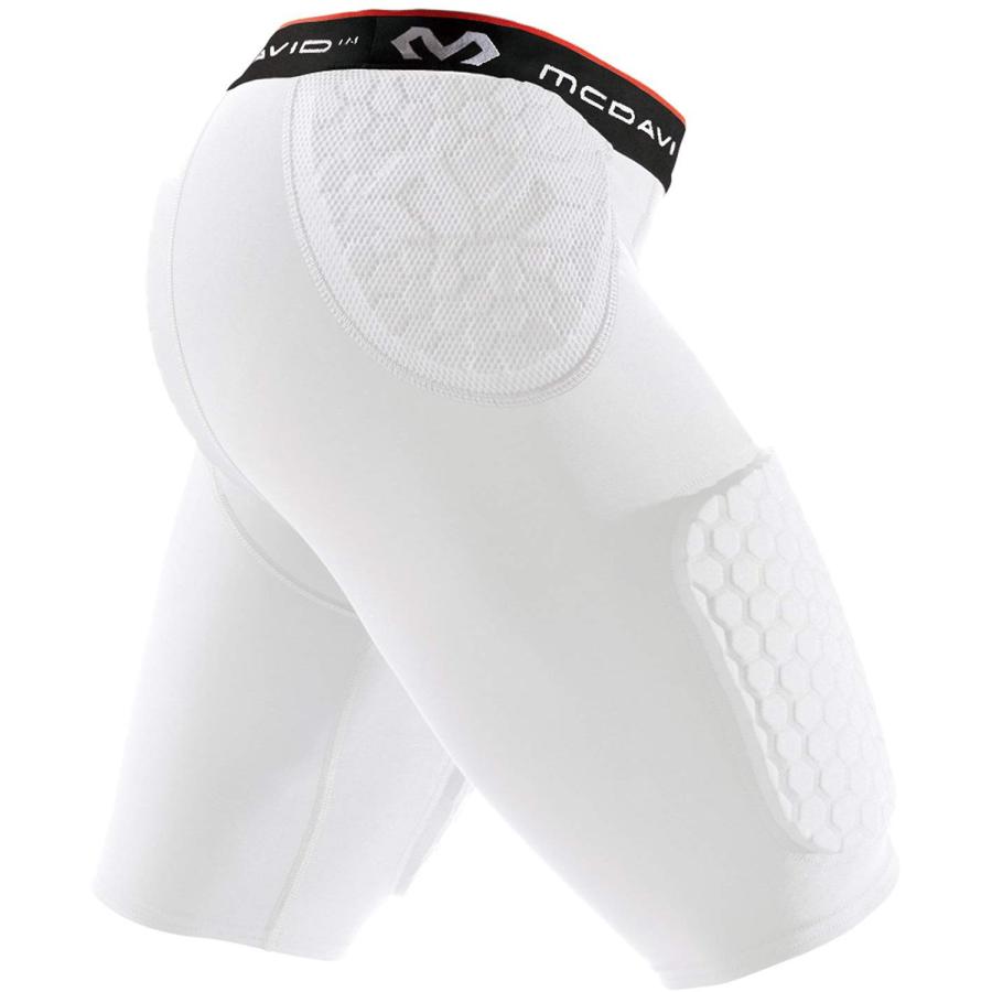 McDavid公式 マクダビッド HEX サッドショーツ 1枚入 XS -XL メンズ ユニセックス ヒザ上丈 パッド内蔵 ポケット付 UVカット M737 コンプレッションウェアの画像