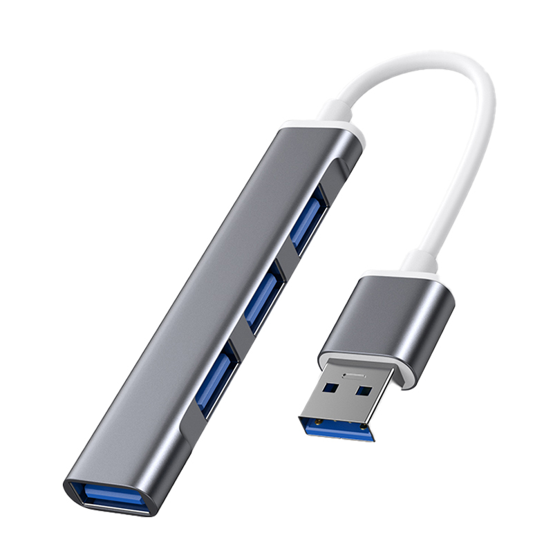 USB ハブ Type-C USB3.0 タイプC 小型 拡張 4ポート 4in1 hub 変換アダプタ アルミ合金製 ノートPC パソコン 充電 TypeC｜usenya｜02