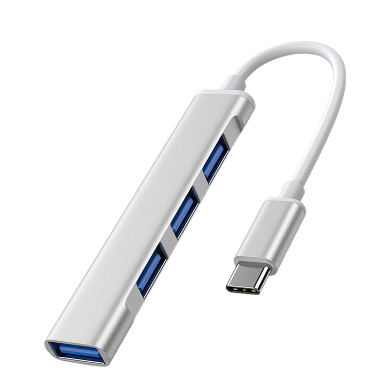 USB ハブ Type-C USB3.0 タイプC 小型 拡張 4ポート 4in1 hub 変換アダプタ アルミ合金製 ノートPC パソコン 充電 TypeC｜usenya｜05