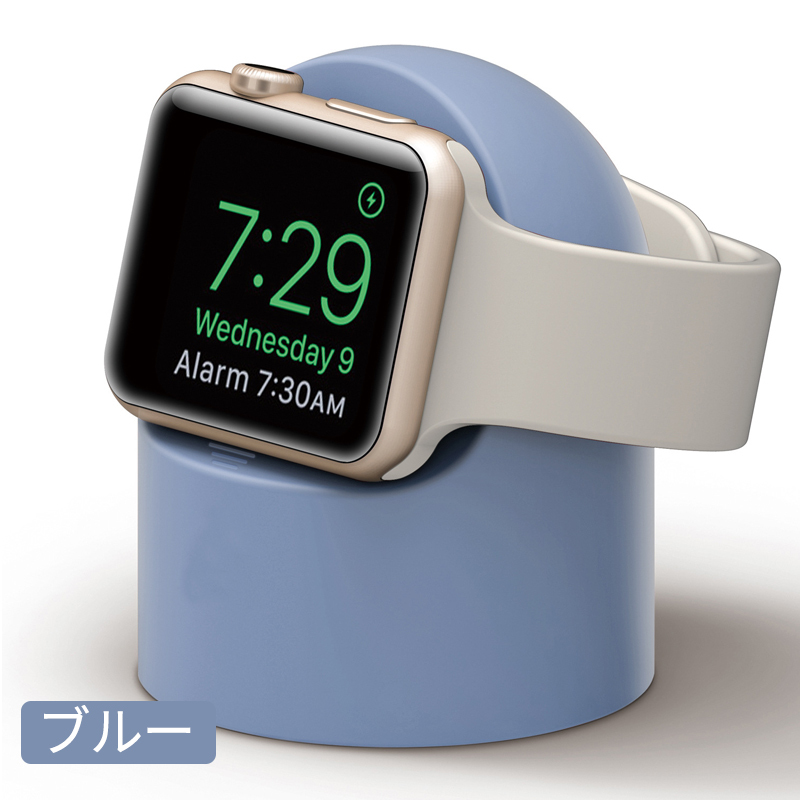 Apple Watch アップルウォッチ Series 7 充電 スタンド 充電器 純正ケーブル アクセサリー シリコン 卓上 SE 6 5 4 3 2 1 38 40 41 42 44 45 mm｜usenya｜08