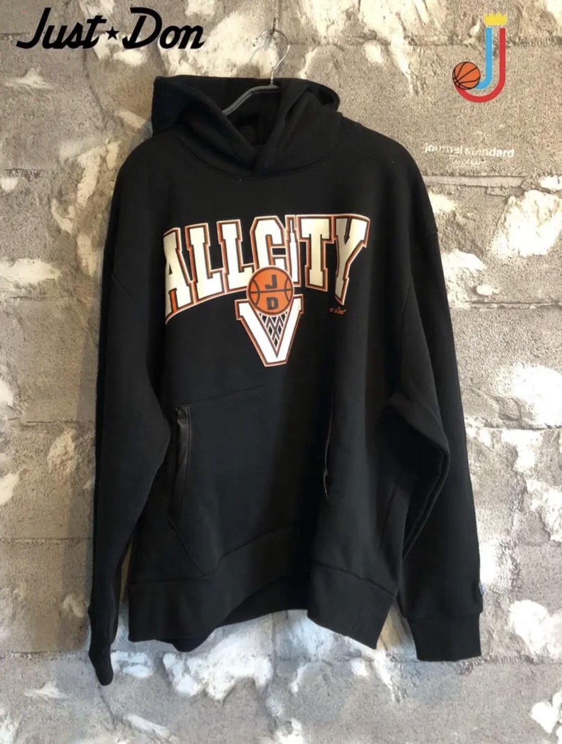 All City By Just Don Block Sport Core Hoodie 【BLAC...