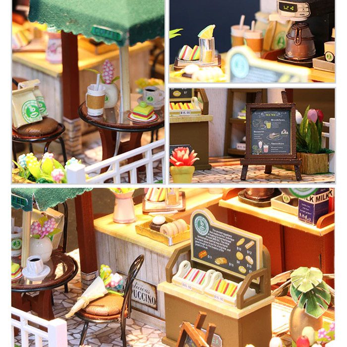 手作り ミニチュアハウスキット ドールハウス 手作りキット DIY