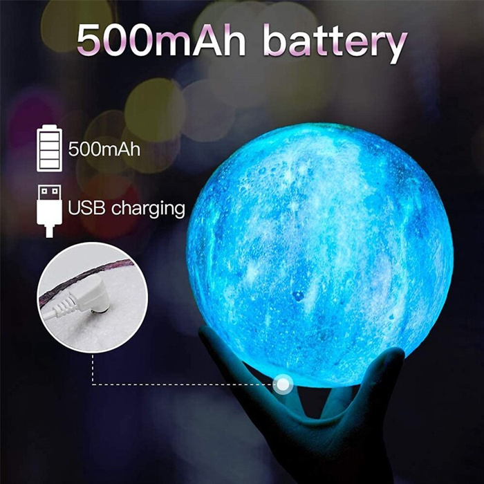 3D LEDムーンランプ 卓上ランプ 16色 子供 家庭用 家 ランプ ライト