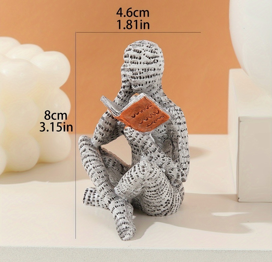 読書する人 本好き アート 置物 インテリア 小物 ガーデニング