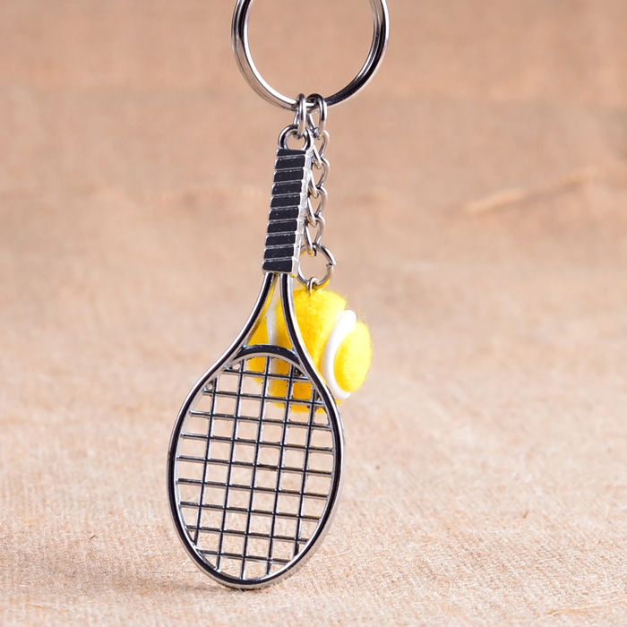 キーホルダー テニス ラケット ボール テニスラケット ミニラケット キーチェーン キーリング｜usj-mens｜04