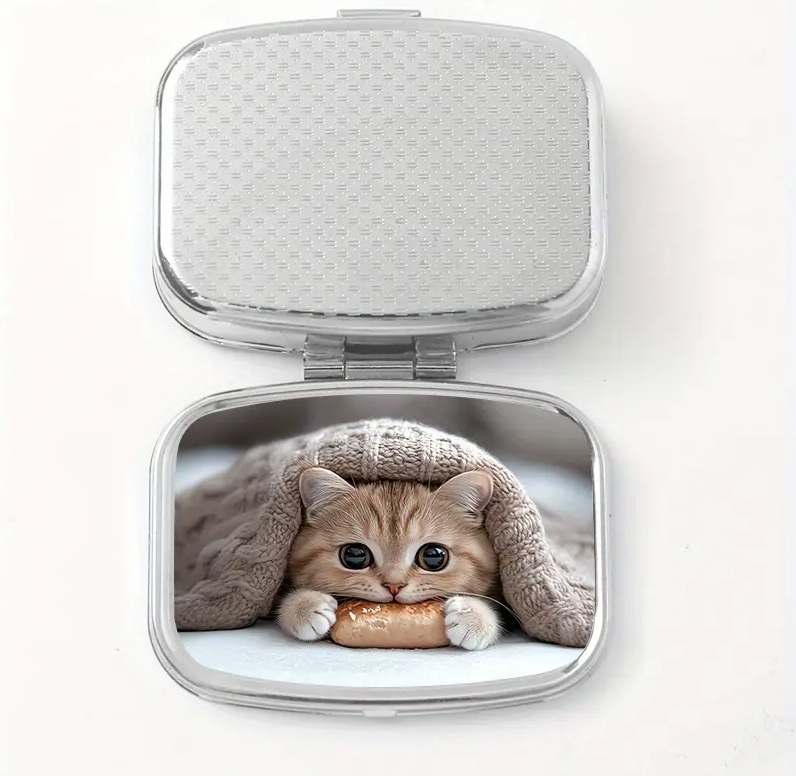 ピルケース ネコ 猫 ピルボックス 携帯 アクセサリーケース マルチ