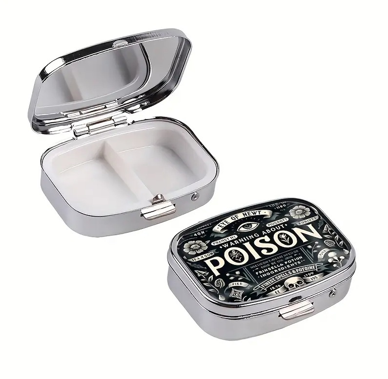 ピルケース ゴシック 毒 ピルボックス 携帯 アクセサリーケース マルチ