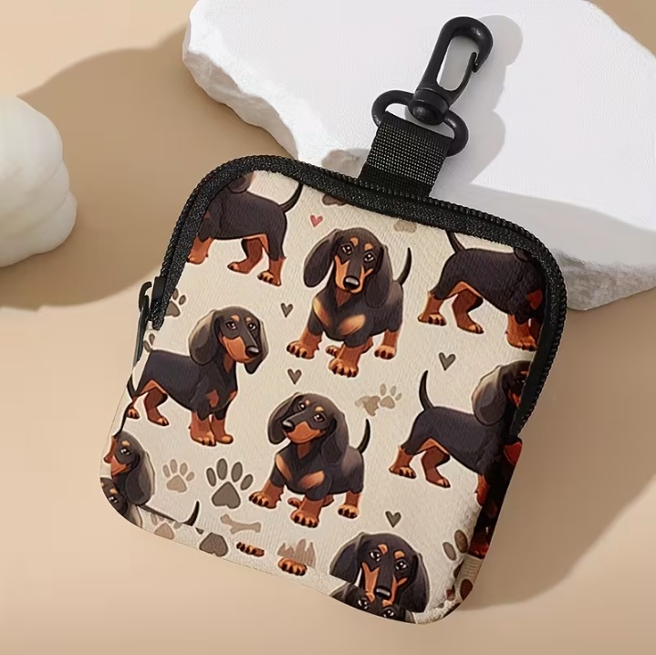 かわいい♡ダックスちゃん　さんかくポーチ pouch-0086_2.jpg