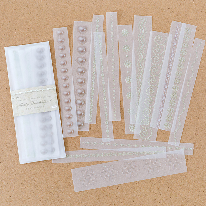 30枚 シール ラインシール レース ジュエル 花 アンティーク