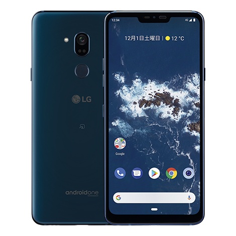 SIMロック解除済み Android One X5 Android 9 ニューモロッカンブルー ミスティックホワイト LG Ymobile  SIMフリー 箱なし 中古 未使用品 本体のみ