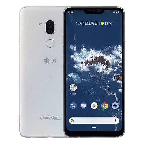 SIMロック解除済み Android One X5 Android 9 ニューモロッカンブルー ミスティックホワイト LG Ymobile  SIMフリー 箱なし 中古 未使用品 本体のみ