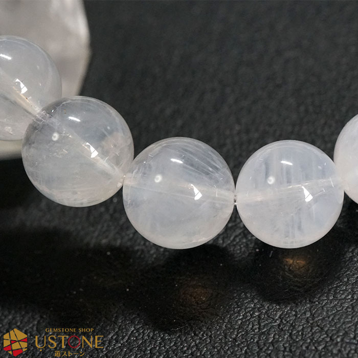 エンジェルラダー クォーツ 10mm ブレスレット エンジェルフェザー
