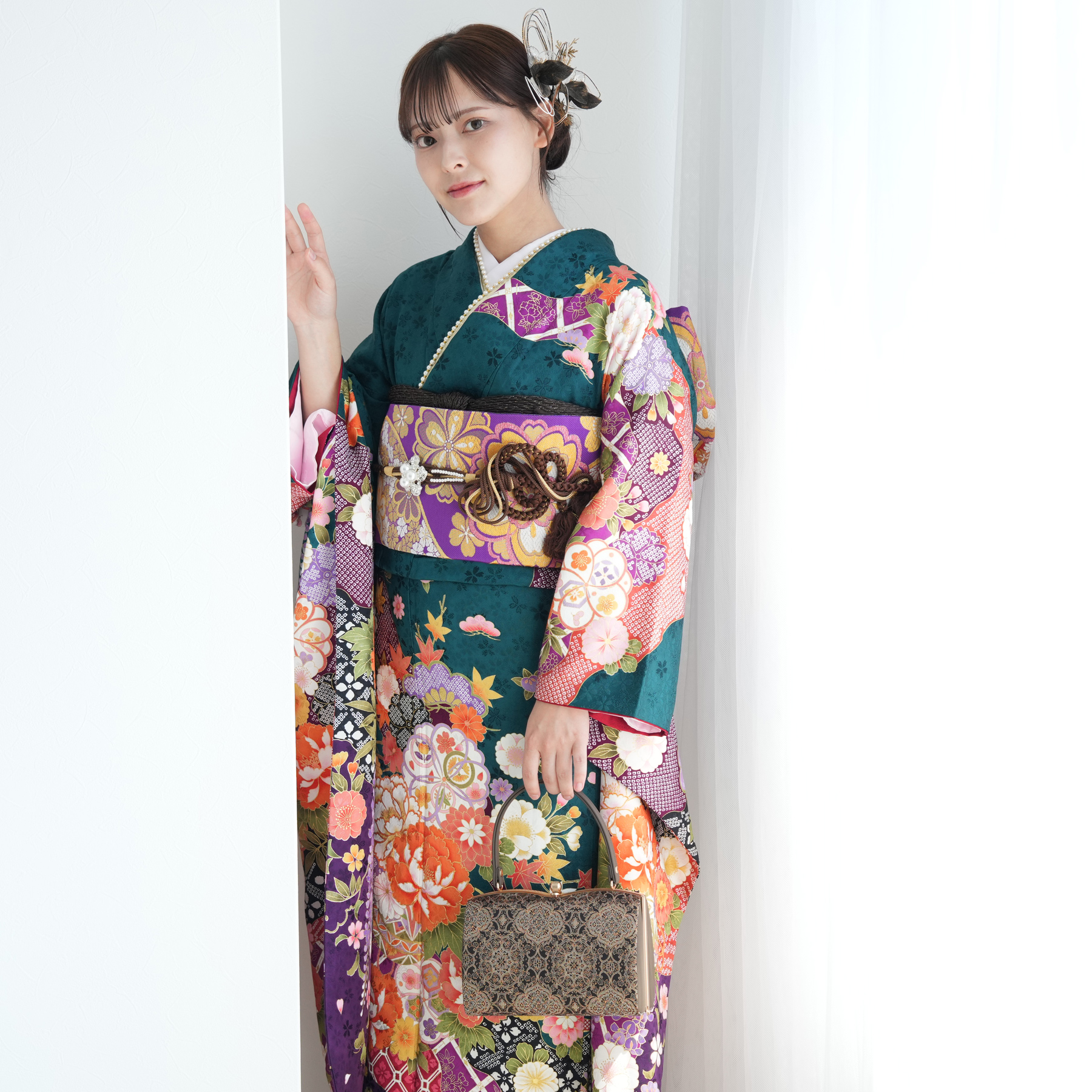 振袖 レンタル 成人式 21点セット レトロ 古典 成人式セット 結婚式