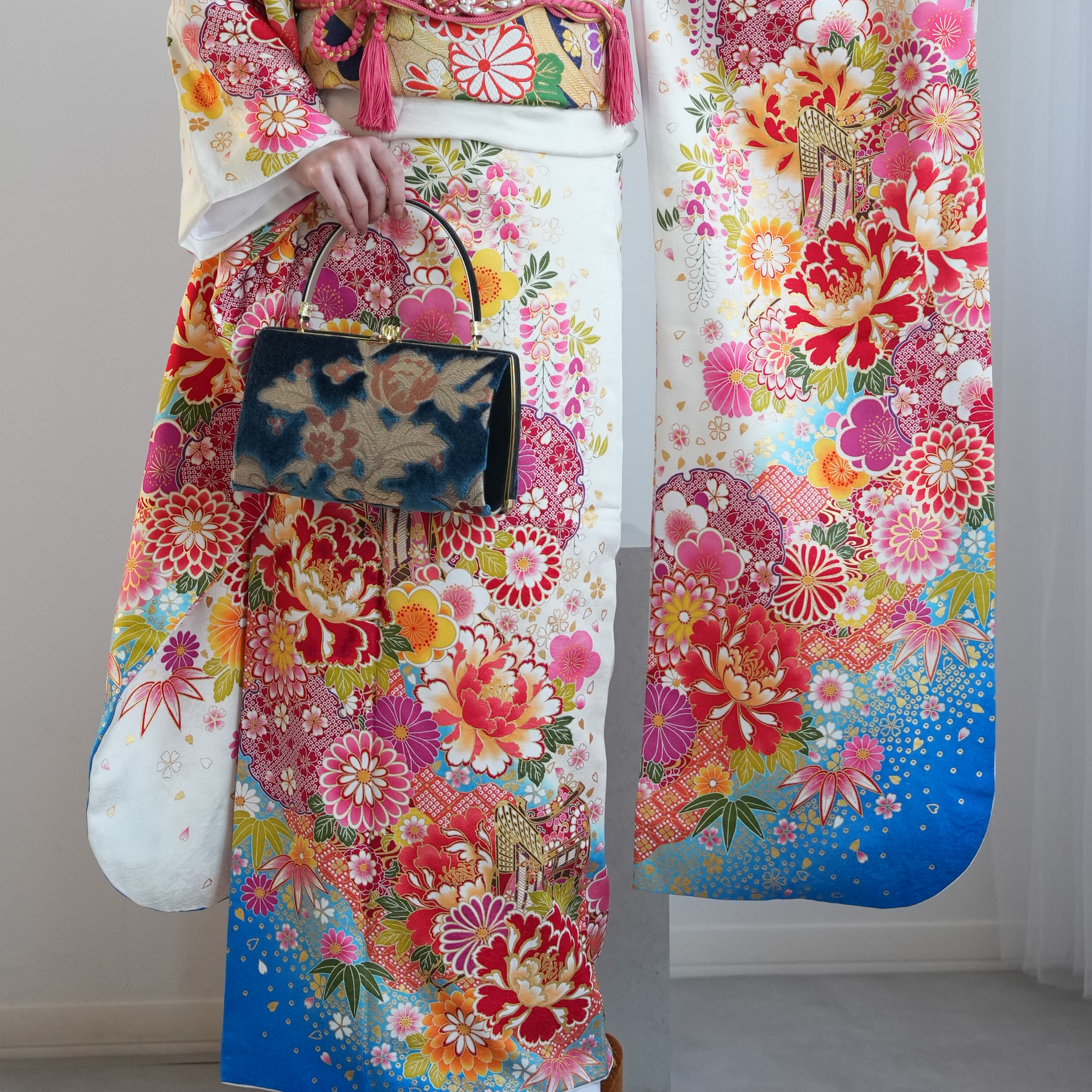 振袖 レンタル 成人式 21点セット レトロ 成人式セット 結婚式 結納 前