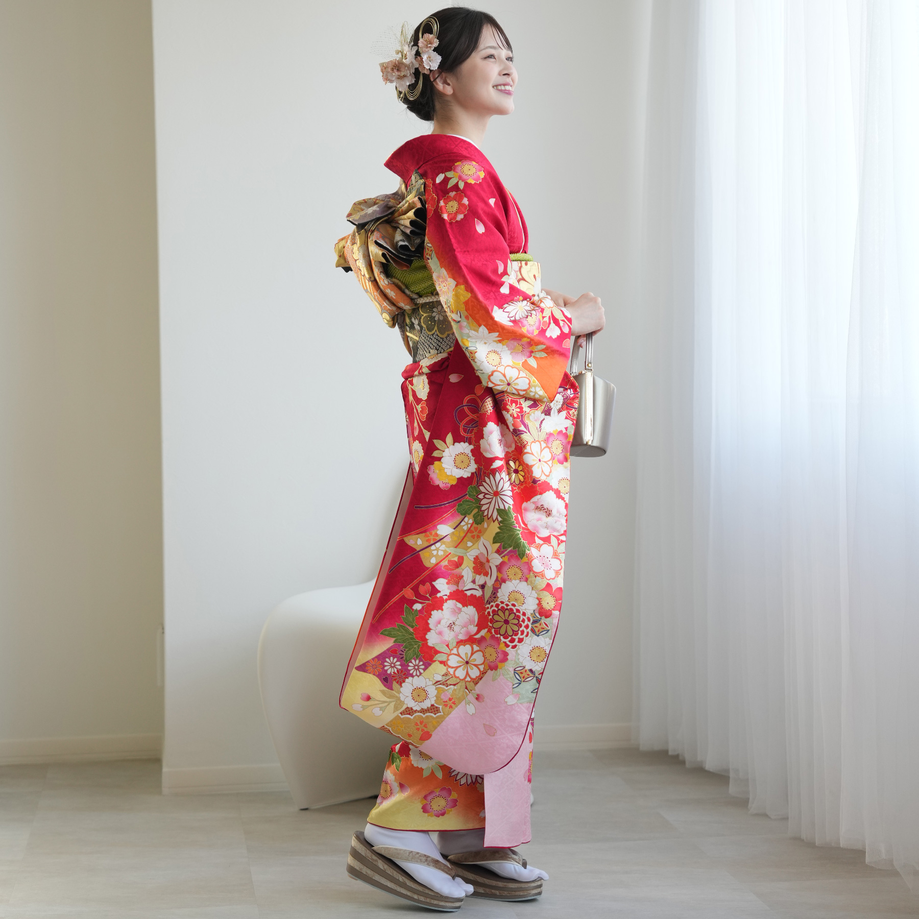 振袖 レンタル 成人式 21点セット 古典 レトロ 結婚式 結納 前撮り