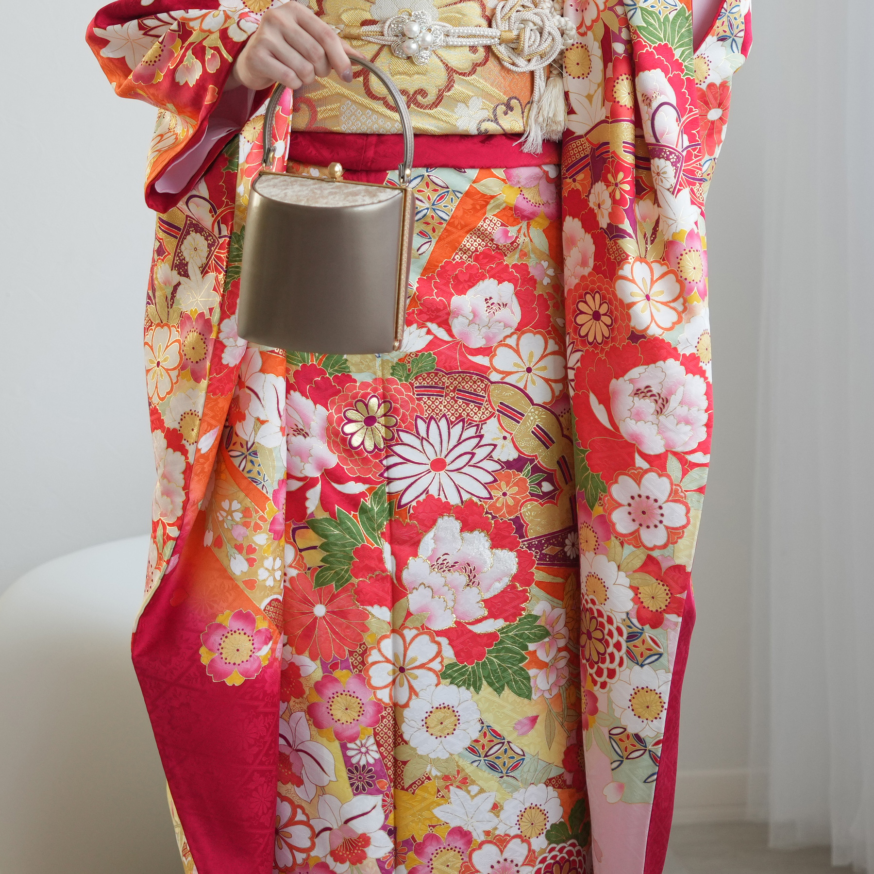 振袖 レンタル 成人式 21点セット 古典 レトロ 結婚式 結納 前撮り