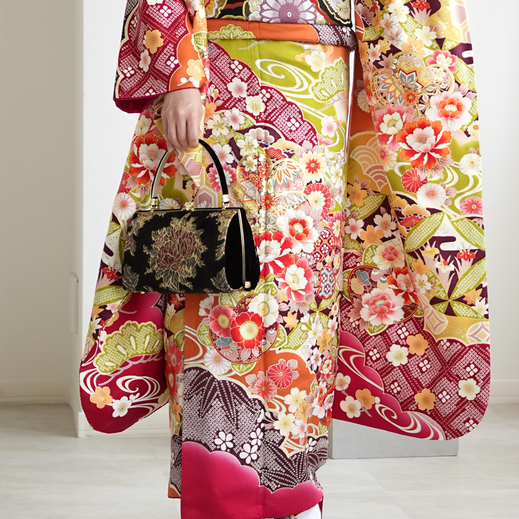 振袖 レンタル 成人式 21点セット レトロ 結婚式 結納 前撮り 成人式