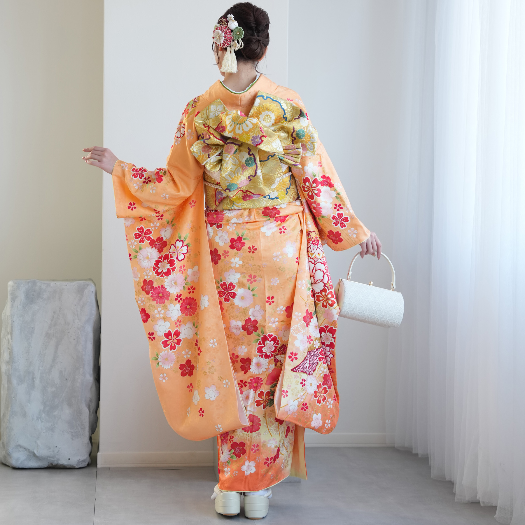 振袖 レンタル 成人式 21点セット レトロ 成人式セット 結婚式 結納 前