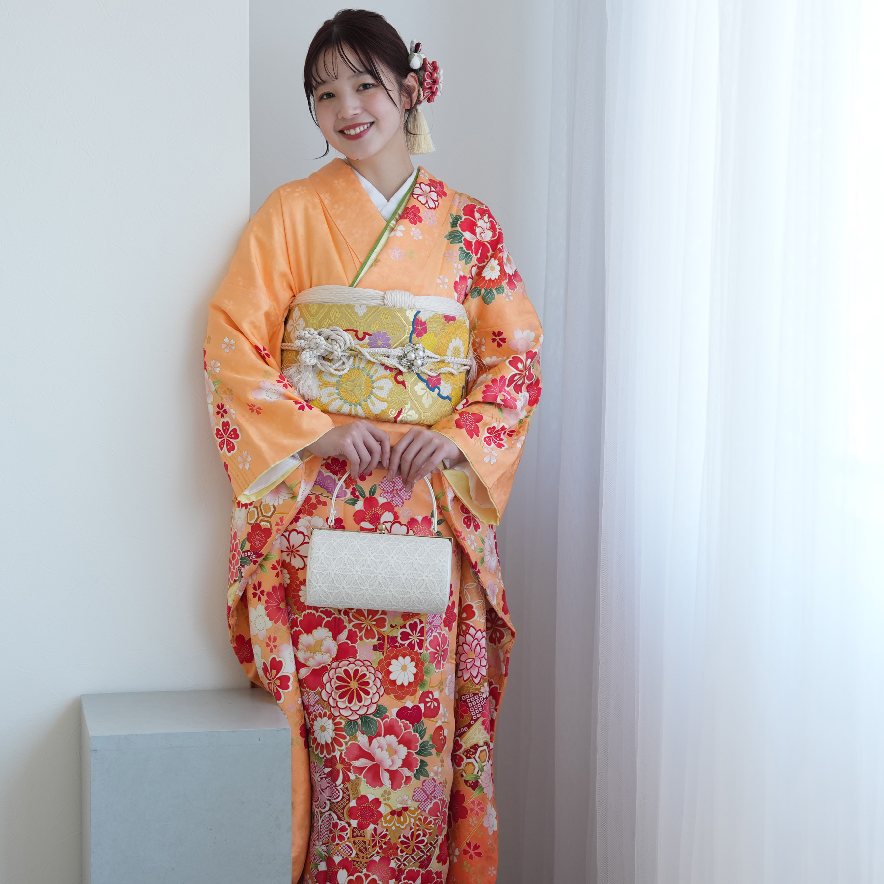 振袖 レンタル 成人式 21点セット レトロ 古典 結婚式 結納 前撮り