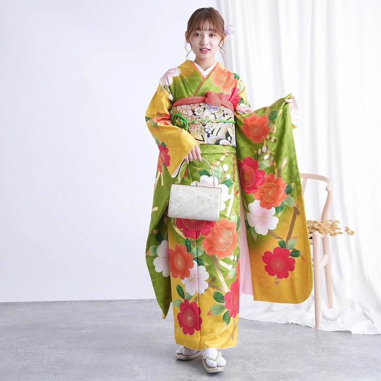 振袖 レンタル 成人式 レトロ 古典 結婚式 ...の詳細画像3