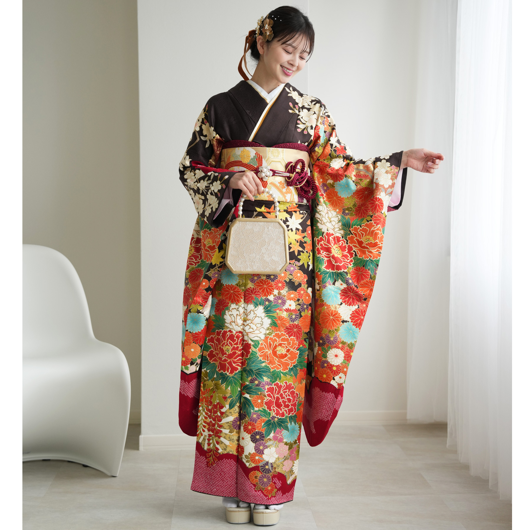 振袖 レンタル 成人式 21点セット レトロ 古典 結婚式 結納 前撮り