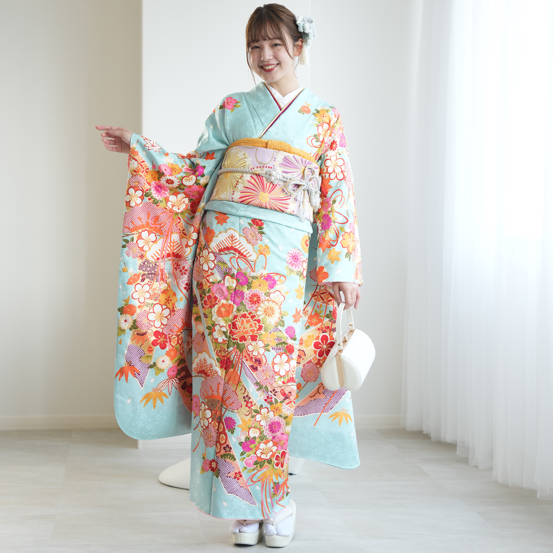 振袖 レンタル 成人式 21点セット レトロ 古典 結婚式 結納 前撮り