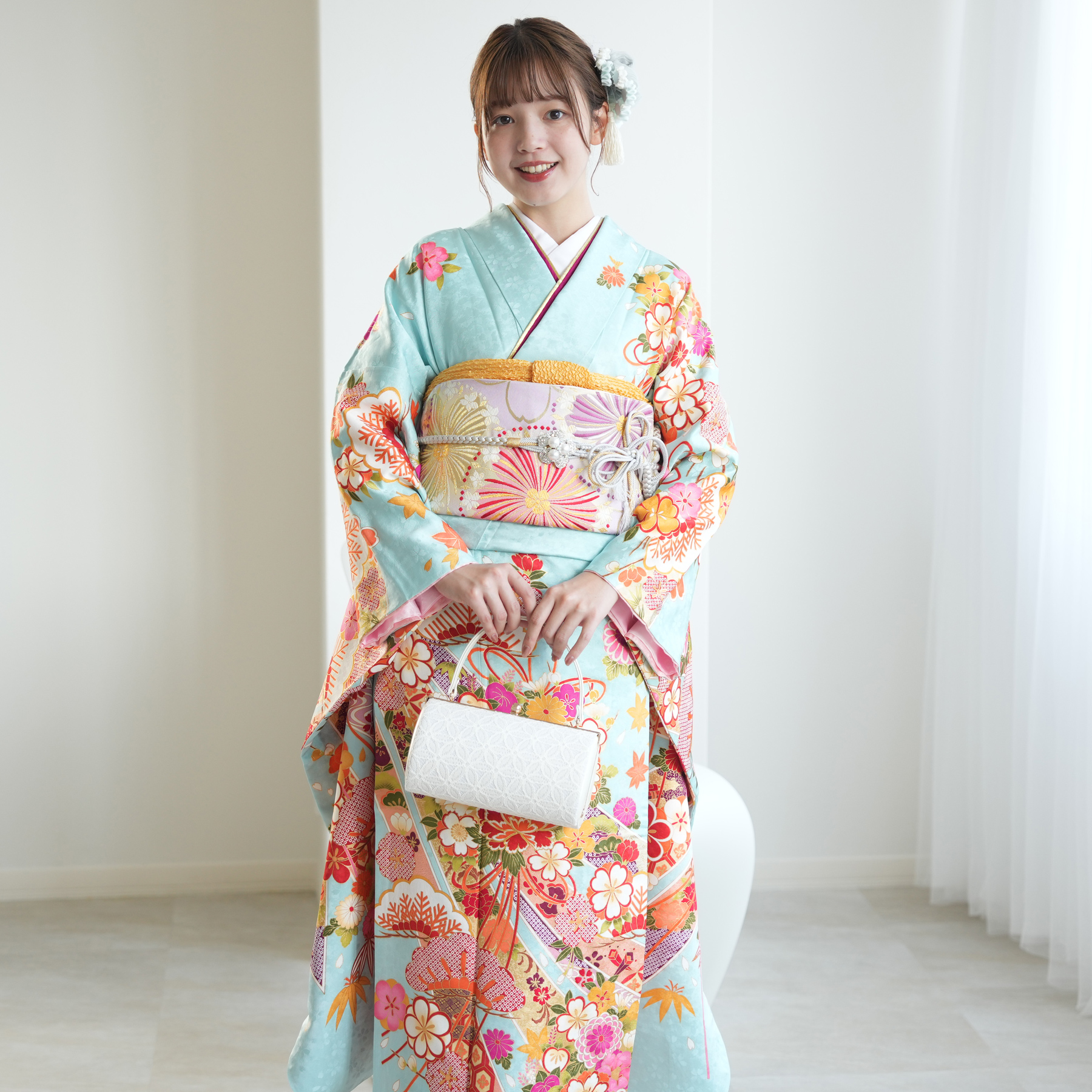 振袖 レンタル 成人式 21点セット レトロ 古典 結婚式 結納 前撮り