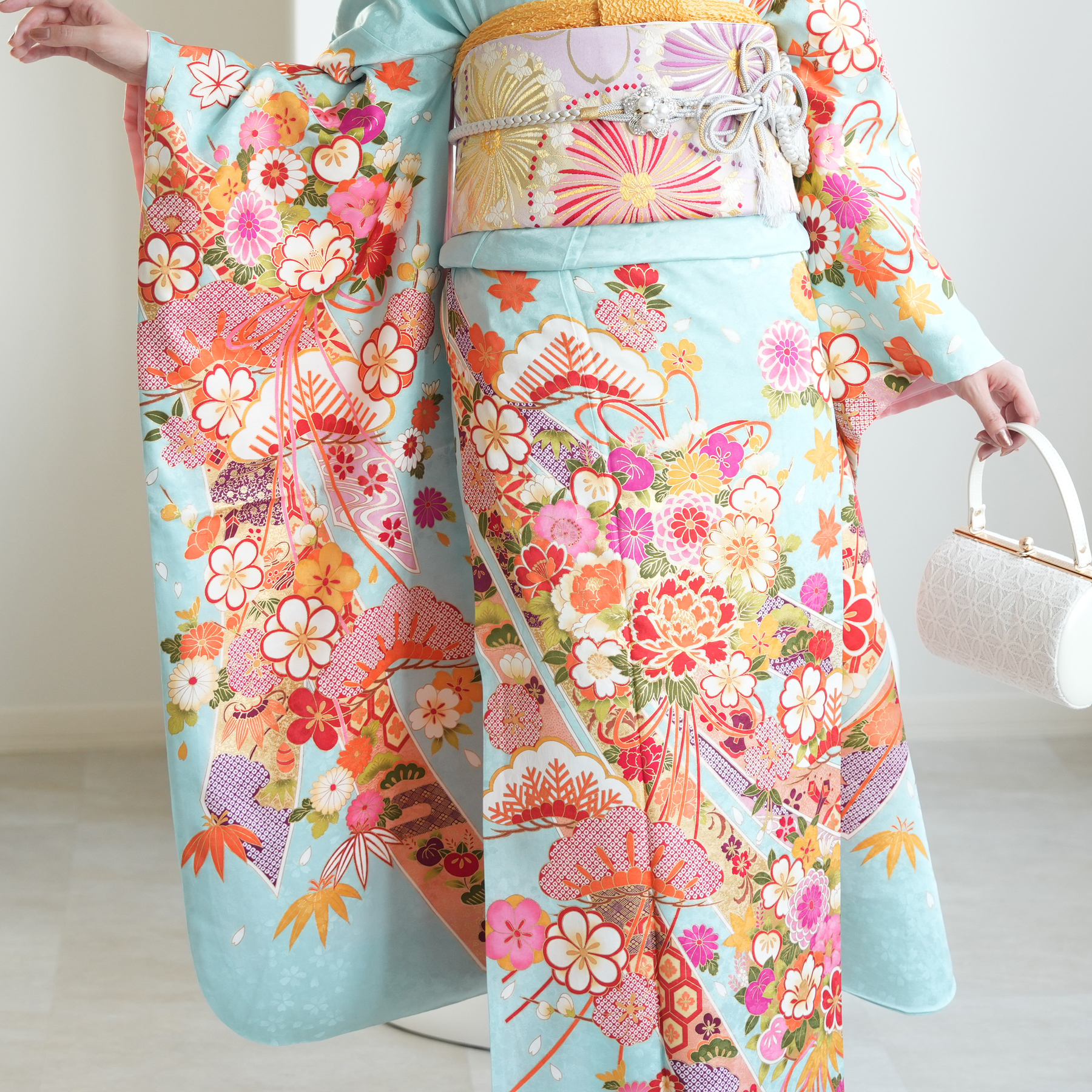 振袖 レンタル 成人式 21点セット レトロ 古典 結婚式 結納 前撮り