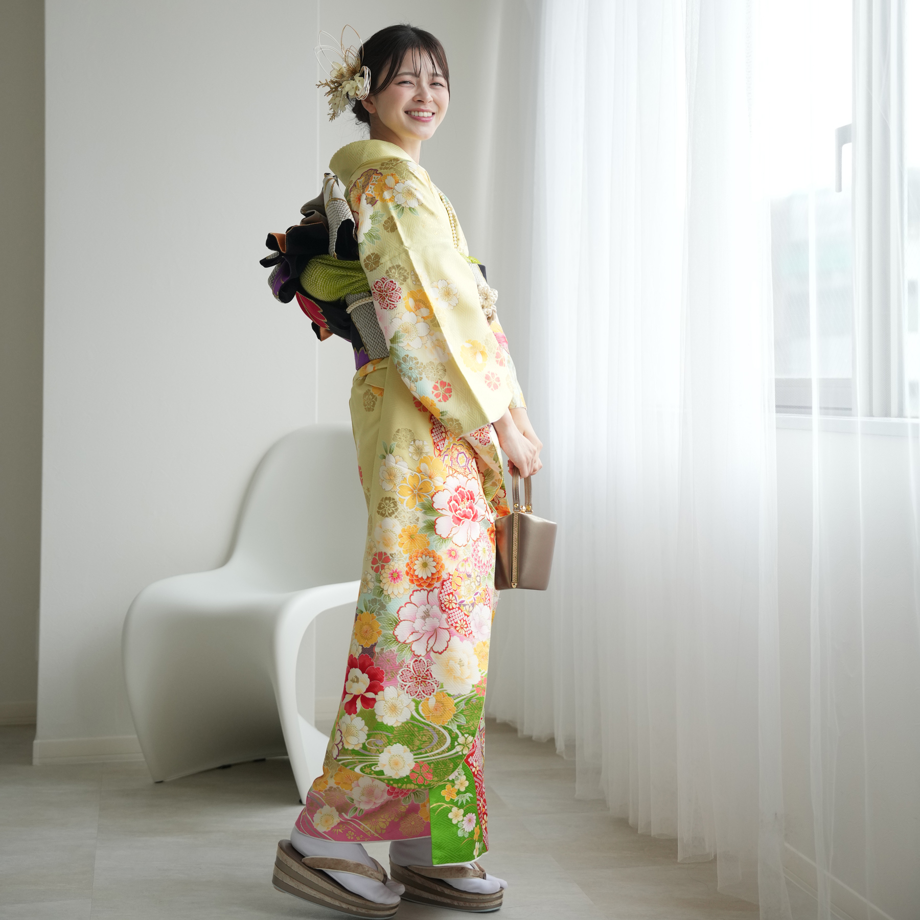 振袖 レンタル 成人式 21点セット レトロ ...の詳細画像4