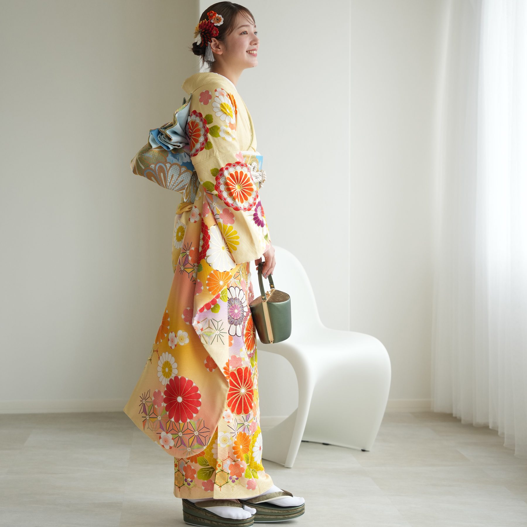 振袖 レンタル 成人式 21点セット レトロ 結婚式 結納 前撮り 成人式