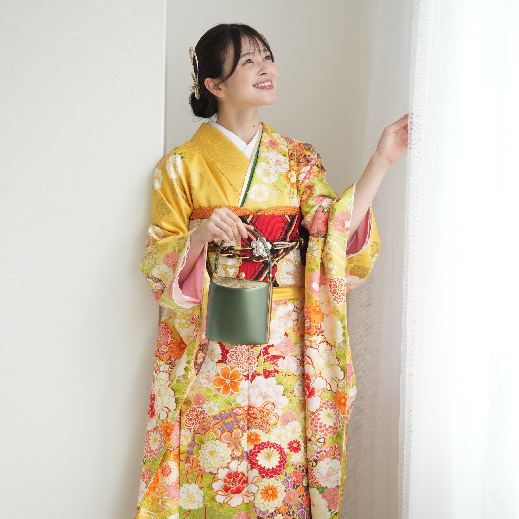 振袖 レンタル 成人式 21点セット レトロ 古典 結婚式 結納 前撮り