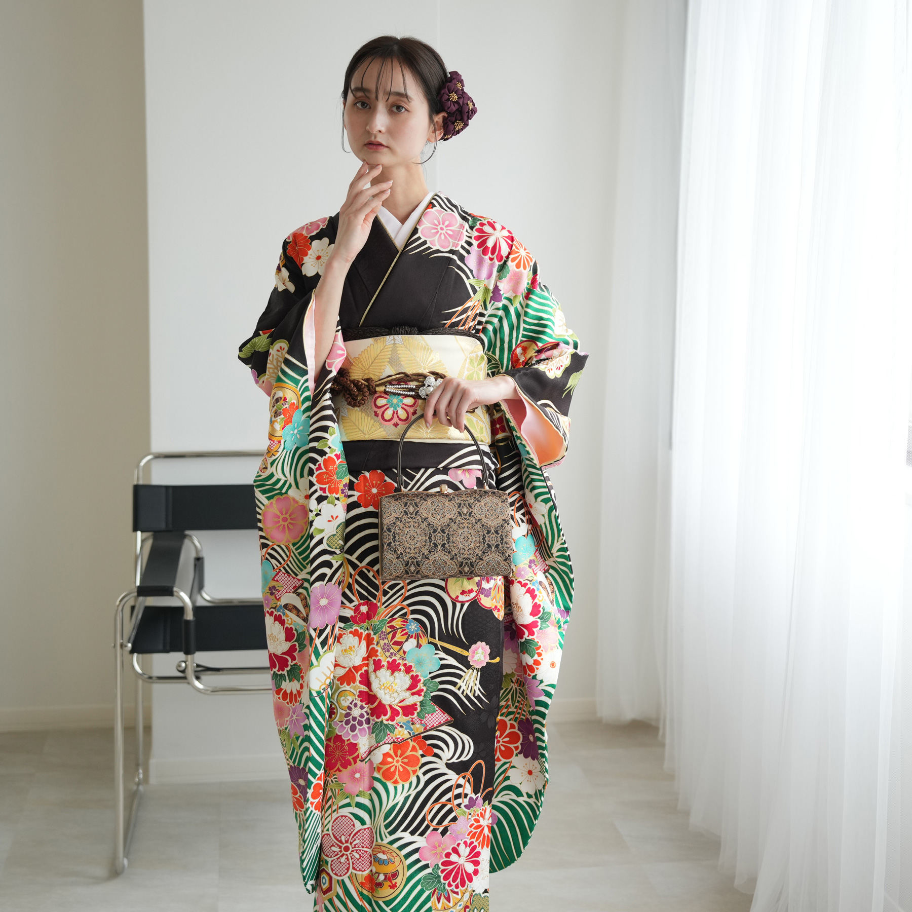 振袖　成人式　結婚式　前撮り　振袖セット 和装前撮りでご自分の振袖を最大限に有効活用！最後の振袖姿は愛する彼