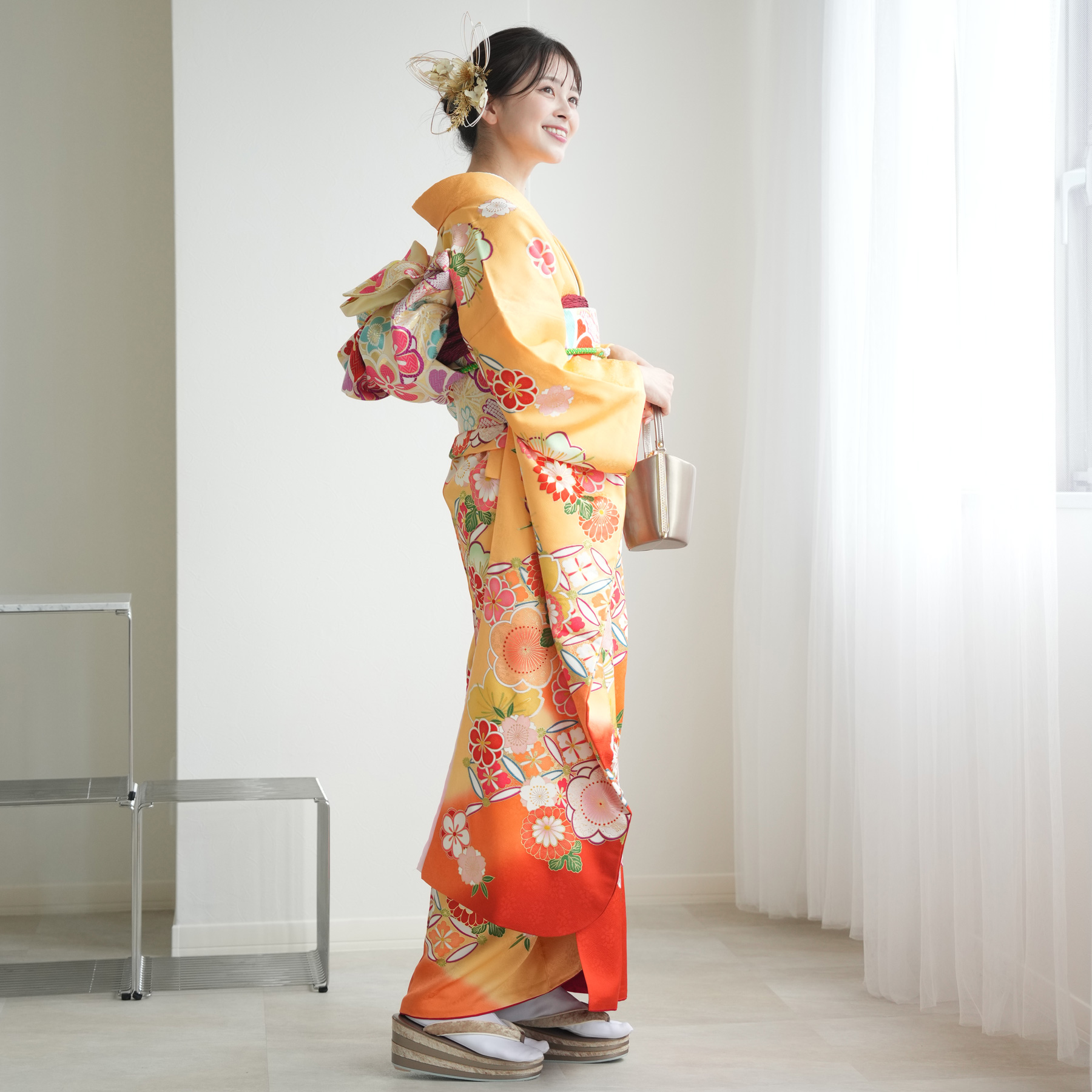 振袖 レンタル 成人式 21点セット レトロ ...の詳細画像4