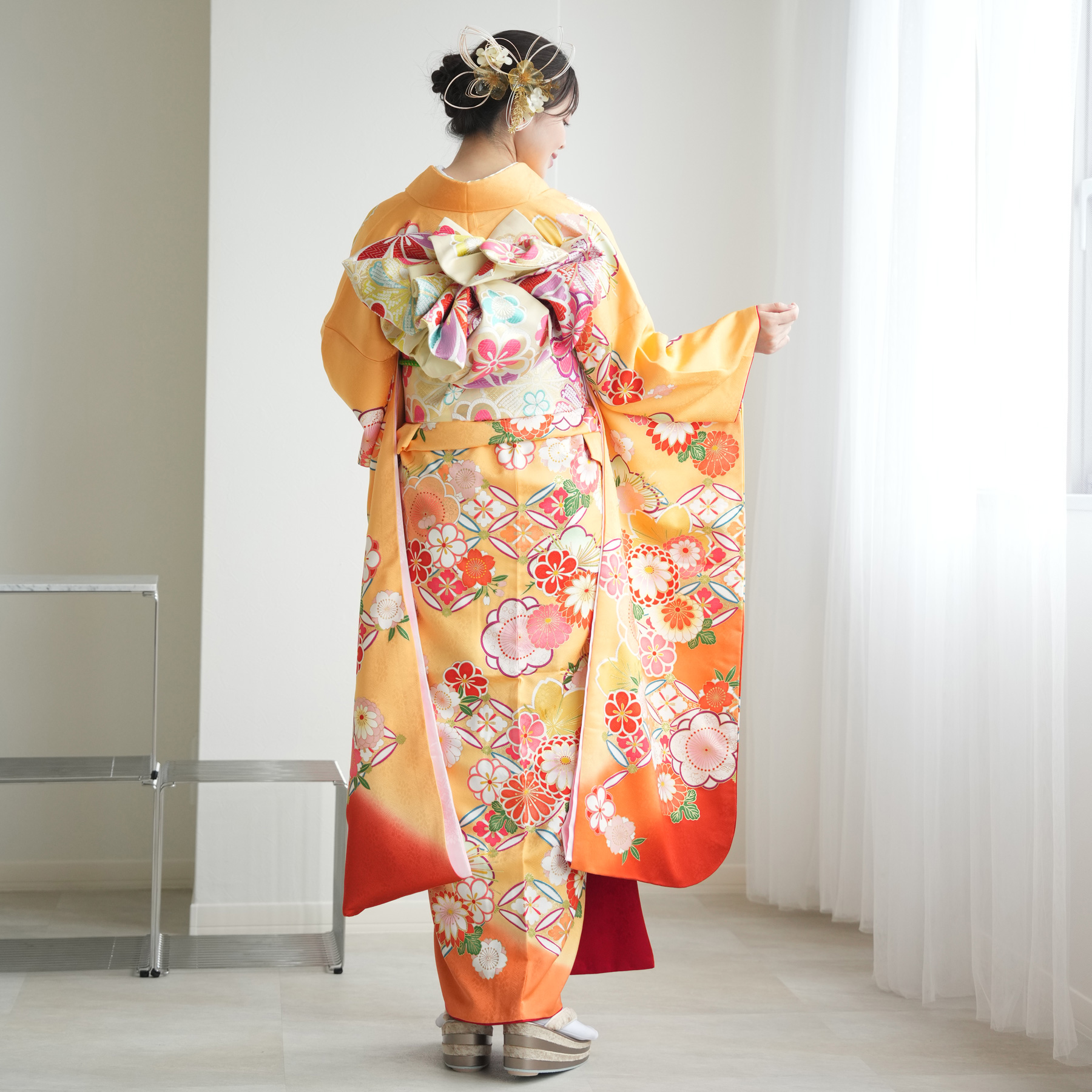 振袖 レンタル 成人式 21点セット レトロ ...の詳細画像5