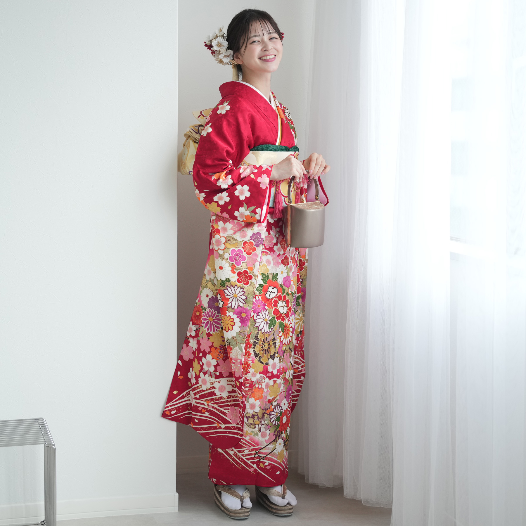 振袖 レンタル 成人式 21点セット レトロ ...の詳細画像4