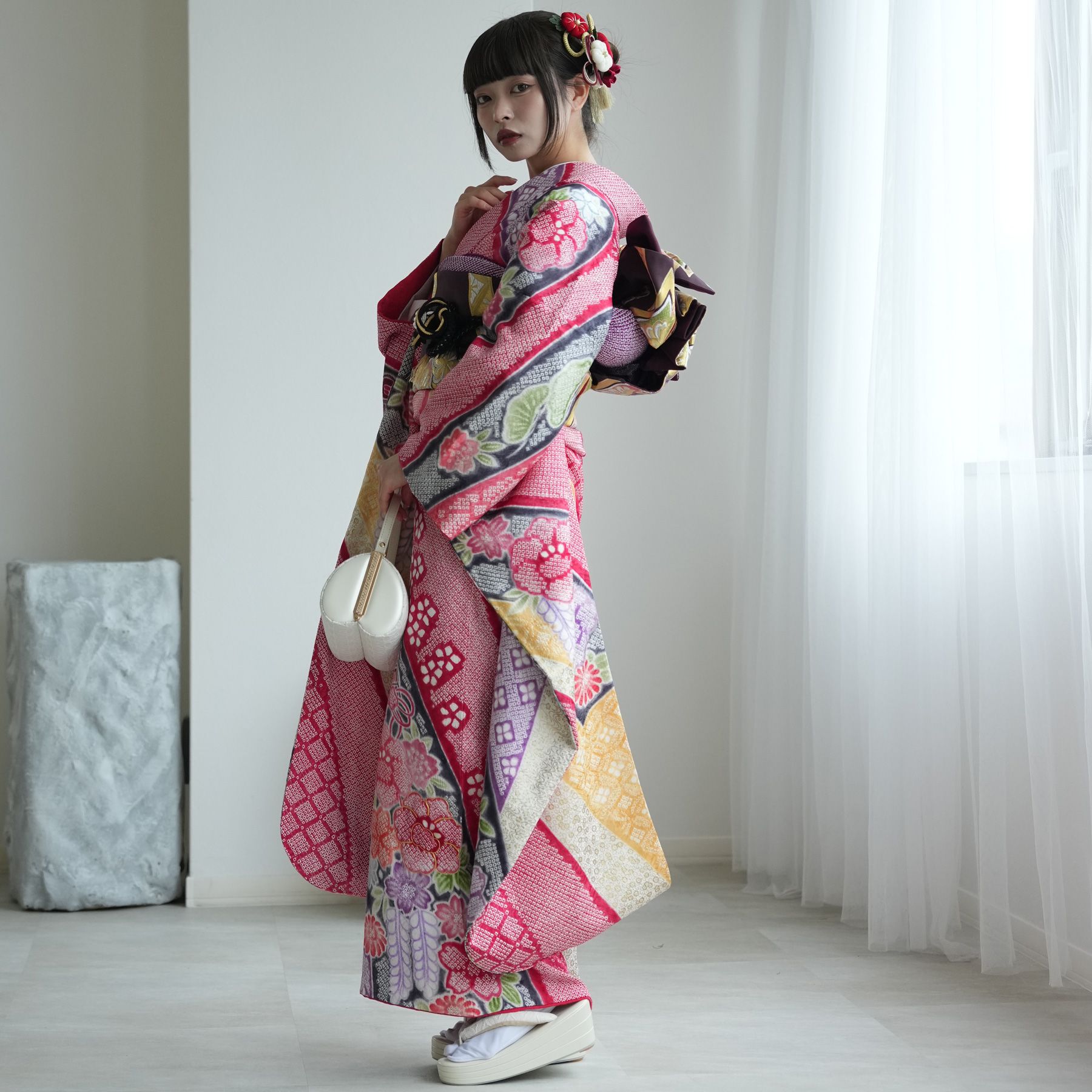 振袖 レンタル 成人式 21点セット レトロ 古典 結婚式 結納 前撮り