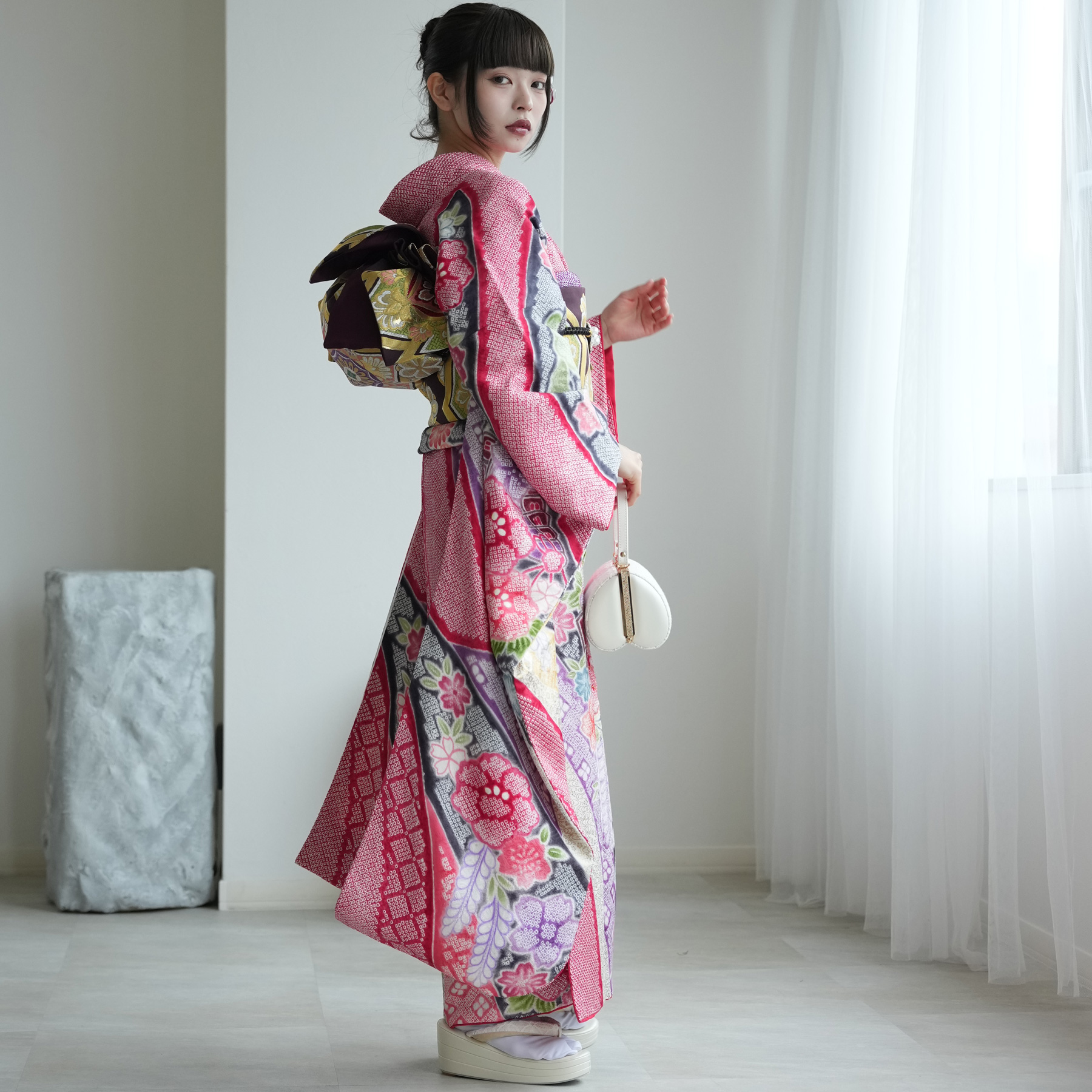 振袖 レンタル 成人式 21点セット レトロ 古典 結婚式 結納 前撮り