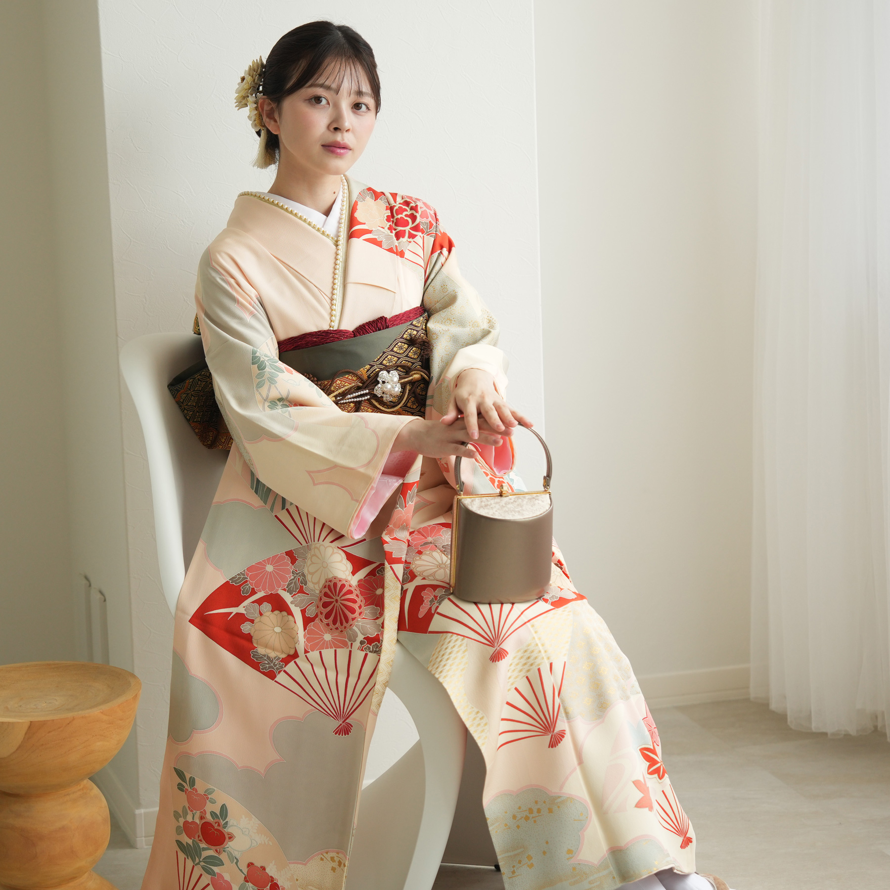 振袖 レンタル 成人式 21点セット レトロ 古典 アンティーク風 結婚式