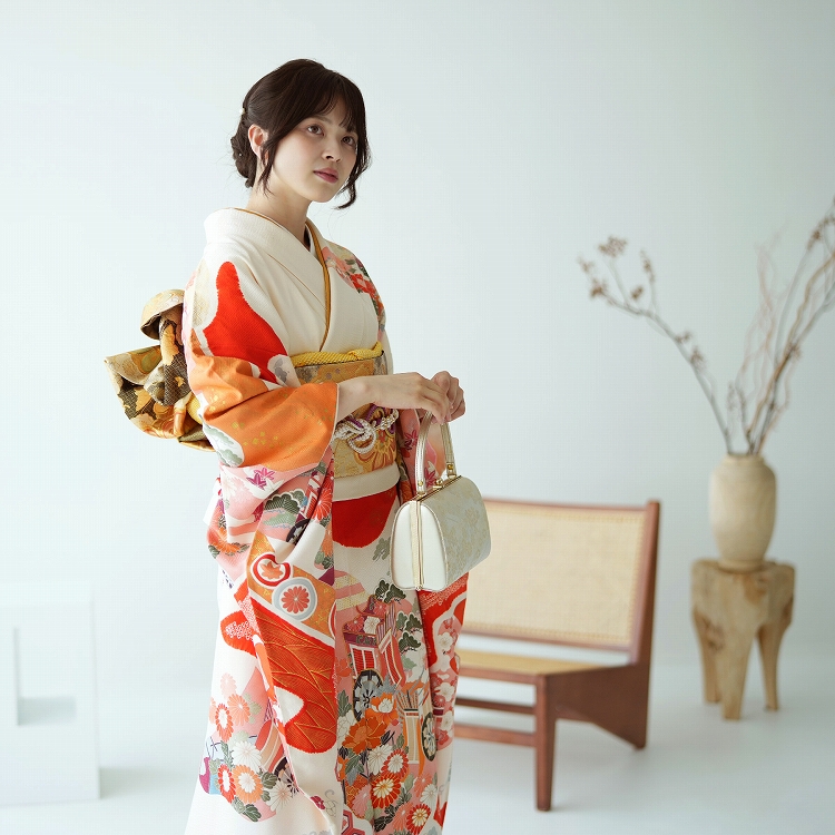 振袖 レンタル 成人式 21点セット レトロ 古典 成人式セット 結婚式