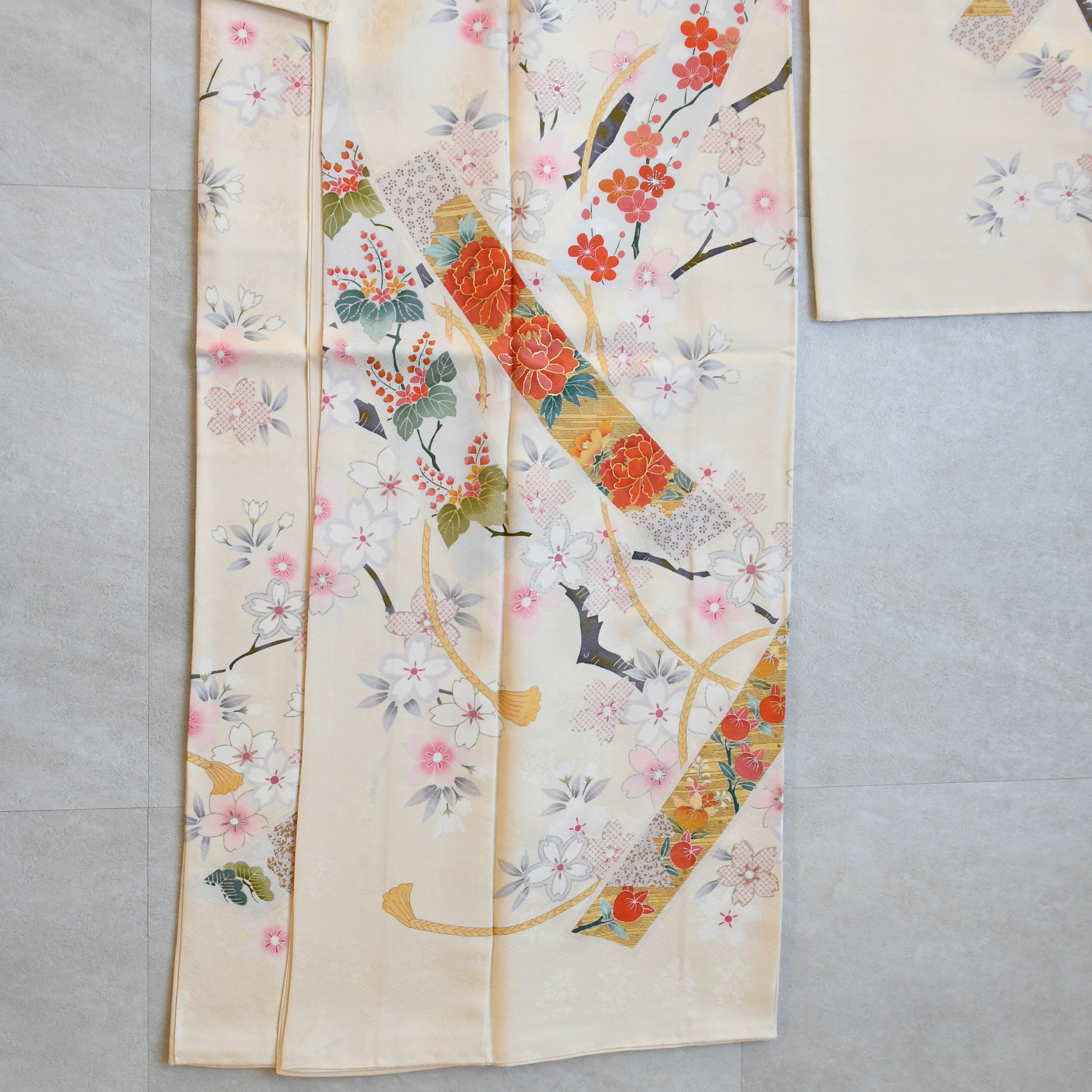 振袖 レンタル 成人式 21点セット 古典柄 レトロ アンティーク系 成人